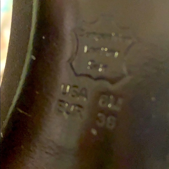 Touch of Nina black peep toe heels with ruffles - Picture 8 of 10